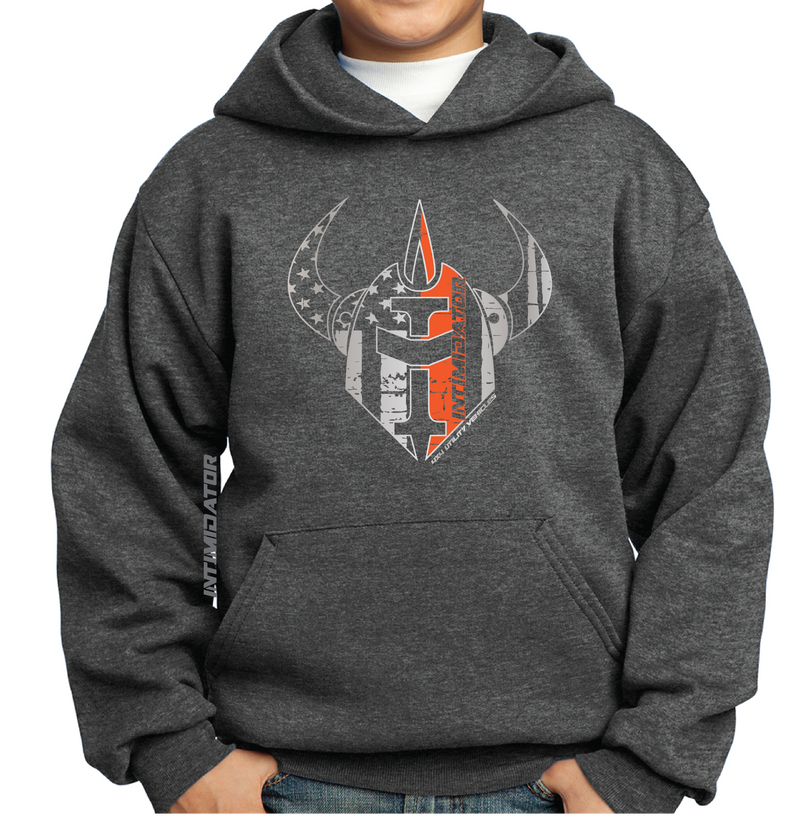 INTIMIDATOR YOUTH FLAG HELMET HOODIE - Intimidator UTV Central