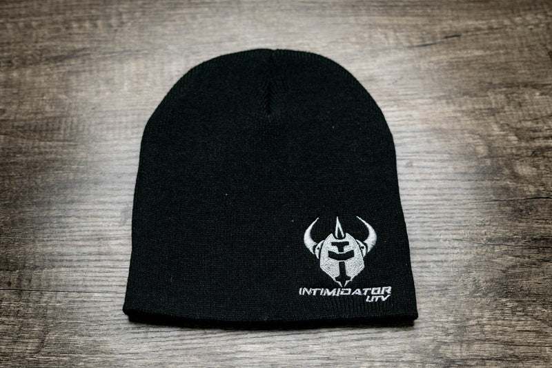 INTIMIDATOR BLACK KNIT BEANIE - Intimidator UTV Central
