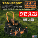 *CLEARANCE* 2025 SCAG Patriot 61" Kawasaki FX730V 24hp