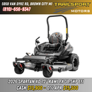 2026 Spartan SRT XD 72" Kawasaki FX1000V 38.5hp EFI