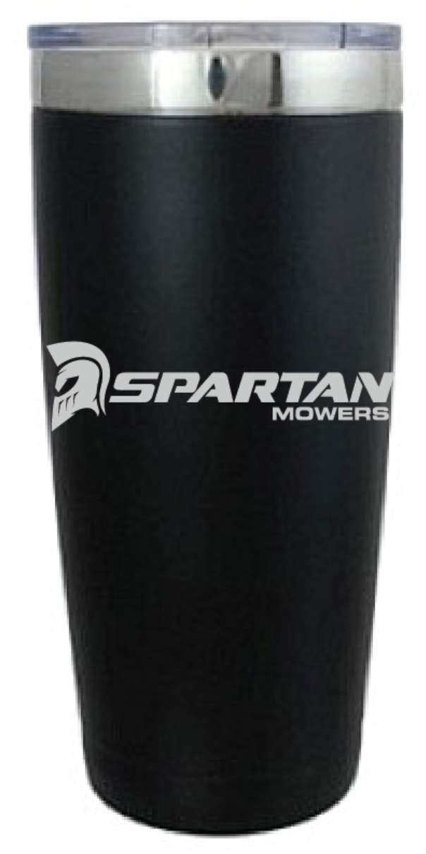 BLACK STAINLESS TUMBLER MUG