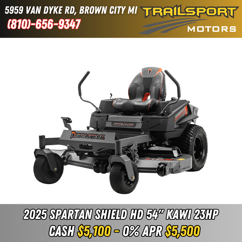 2025 Spartan Shield HD 54" Kawasaki FR691V 23hp