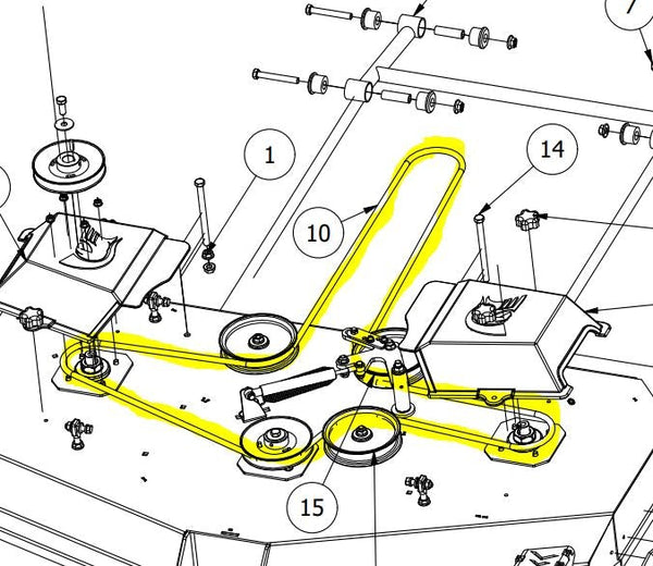 Spartan Mower Deck Belts - Trailsport Motors