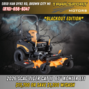 2026 SCAG Tiger Cat II 61" 26hp Kohler EFI *BLACKOUT*