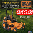 *CLEARANCE* 2025 SCAG Turf Tiger II 61" 38hp Kohler Command EFI