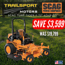 *CLEARANCE* 2025 SCAG Turf Tiger II 72" Vanguard Big Block 40hp EFI