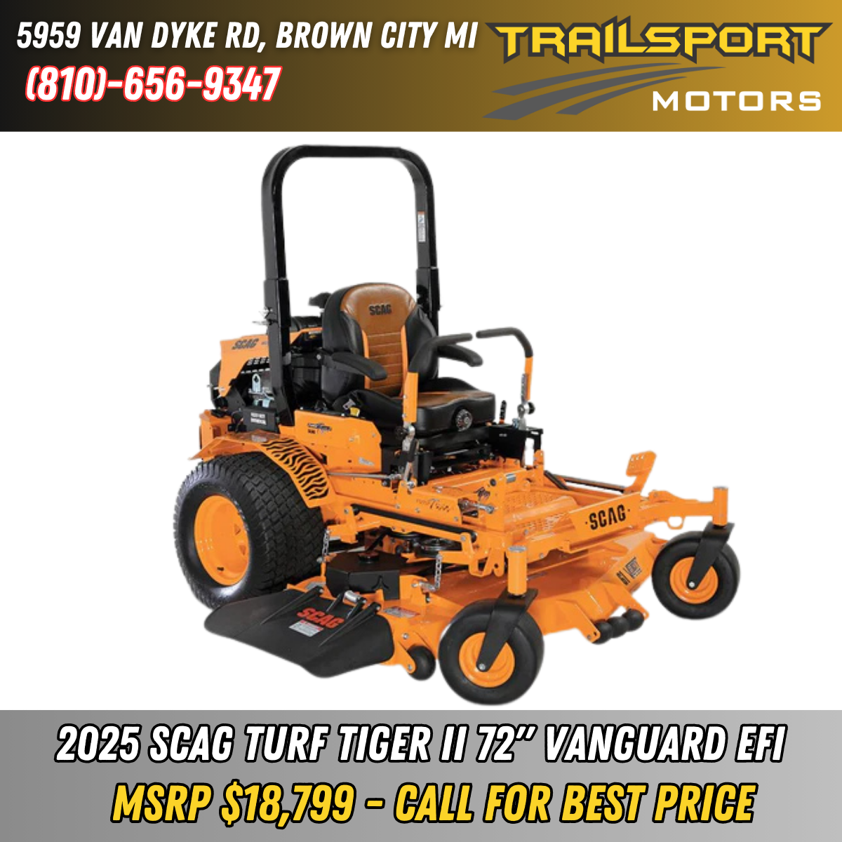 SCAG Turf Tiger II 72