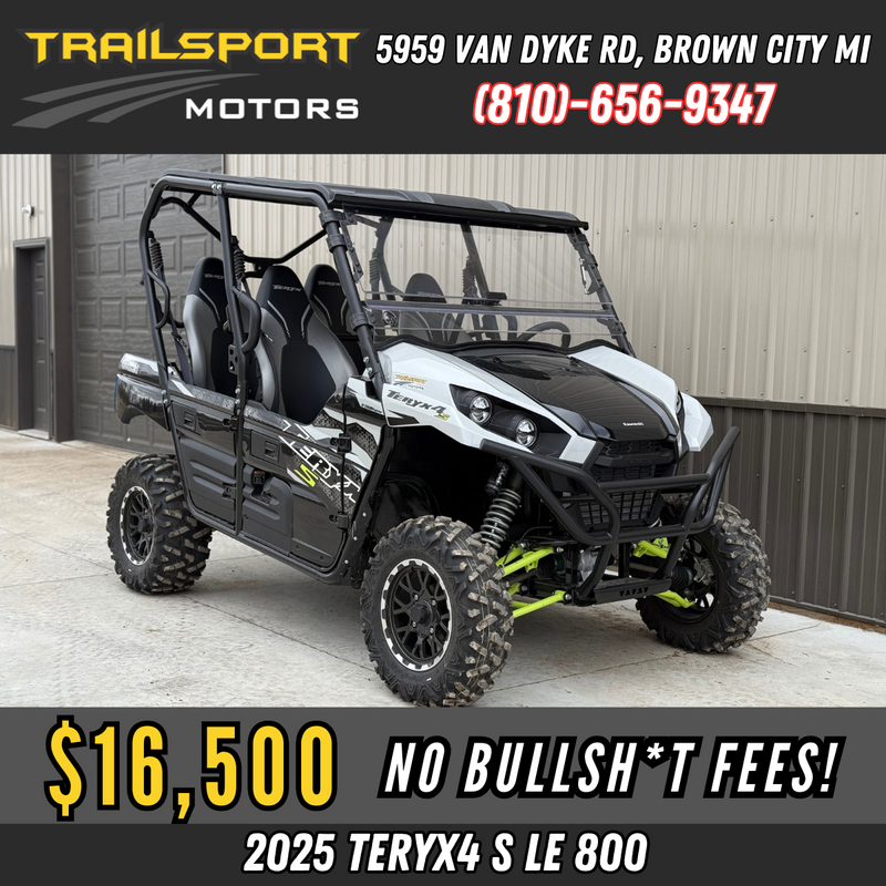2025 Kawasaki Teryx 800 4 S LE Ice Gray