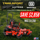 *CLEARANCE* 2025 Gravely Pro Turn ZX 60 Kawasaki FX730V 23.5hp