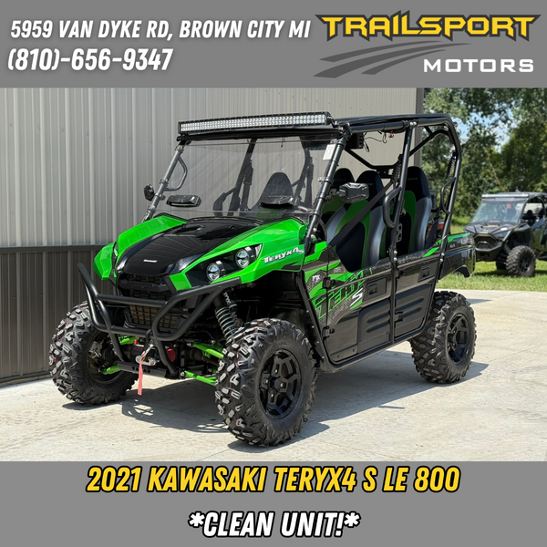 Pre-Owned 2021 Kawasaki Teryx4 S LE 800