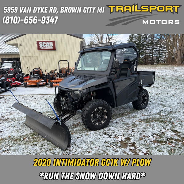 Pre-Owned 2020 Intimidator UTV GC1K Stage 3 w/ Snow Plow
