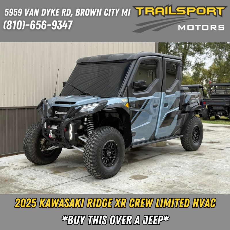 Pre-Owned 2025 Kawasaki Ridge XR Crew Limited HVAC