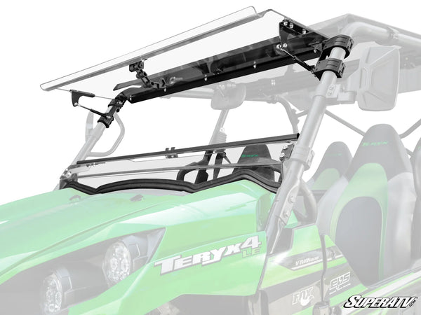 Kawasaki Teryx S Scratch-Resistant Flip Windshield FWS-K-TRX4-005-70#TS