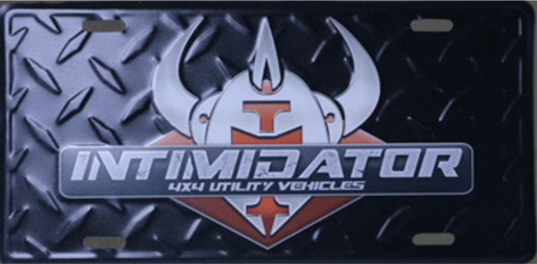 Intimidator License Plate - Intimidator UTV Central