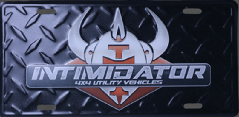 Intimidator License Plate - Intimidator UTV Central