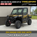 Pre-Owned 2024 Kawasaki Ridge HVAC Limited