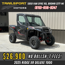 2025 Kawasaki Ridge XR Deluxe 1000 HVAC Metallic Graystone