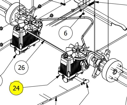 RT/SRT/KG Parker HTJ12 Transmission Assembly