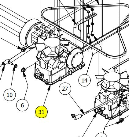 SRT/KGZ Parker HTG16 Transmission Assembly