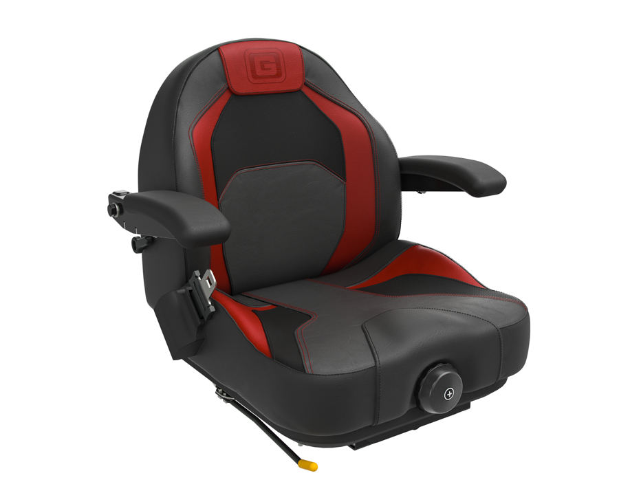 Air ride seat for gravely zero turn outlet