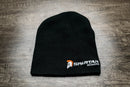 BLACK KNIT BEANIE