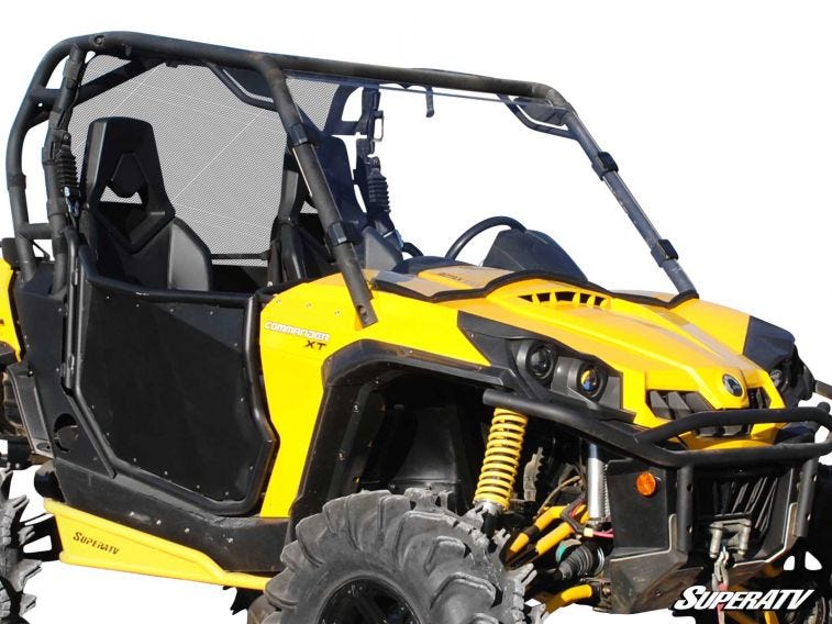 Can-Am Commander Scratch Resistant Full Windshield - Trailsport Motors