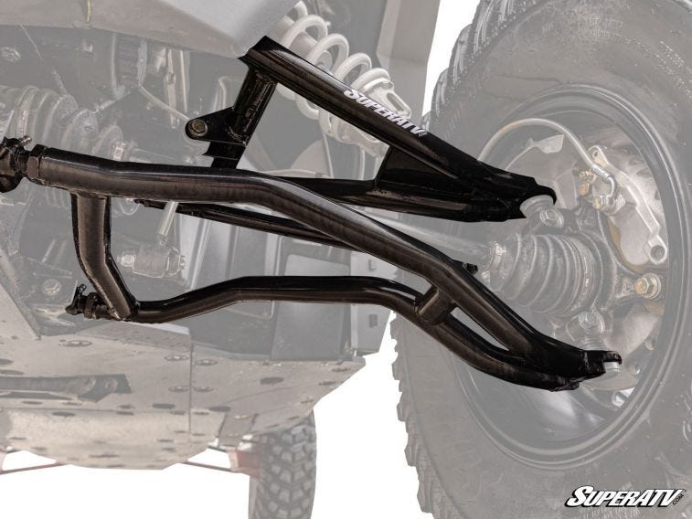 Polaris RZR 1000 High Clearance Forward Offset A-Arms In Red | SuperATV - Foto 8