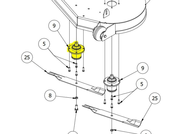 Spartan Mower Deck Spindles - Trailsport Motors