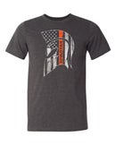 AMERICAN FLAG HELMET T-SHIRT